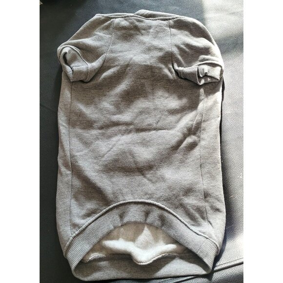 Zack & Zoey Gray Dog Hoodie Sweater with Pocket Size M - Picture 4 of 6